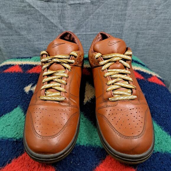 Nike Dunk Low 1 Piece Brown “Pony” Spanish Moss Laser Men Size 9.5 - Picture 3 of 15